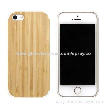 Fresh Handmade Bamboo Wooden PC Cases for iPhone 5/5S, High-quality Crafts, Easy Snap-on/Off